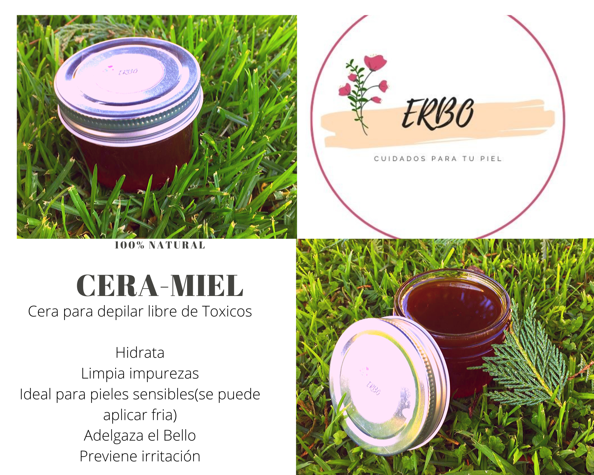 CERA-MIEL (CERA PARA DEPILAR)