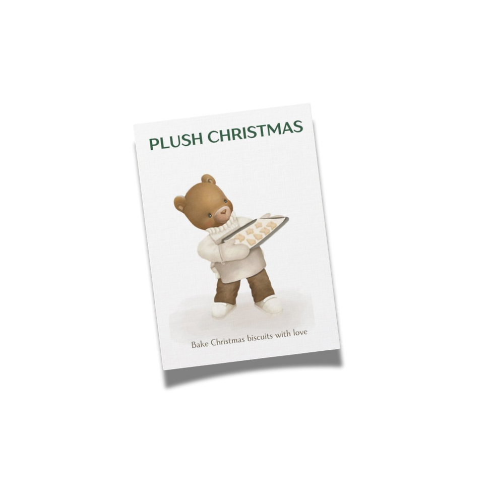 Plush Postcard 'Ben and Biscuits'