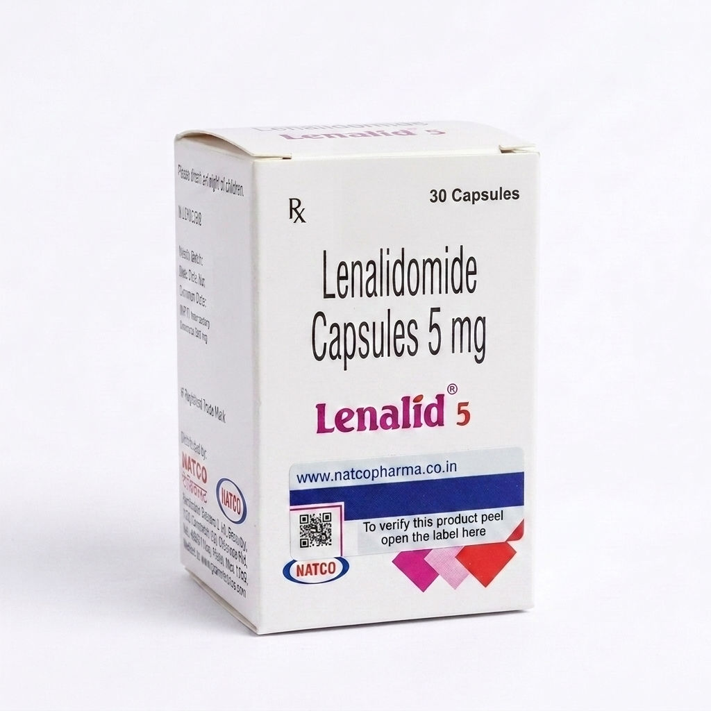 LENALIDOMIDA 5 mg (Lenalid 5) - 30 CÁPSULAS