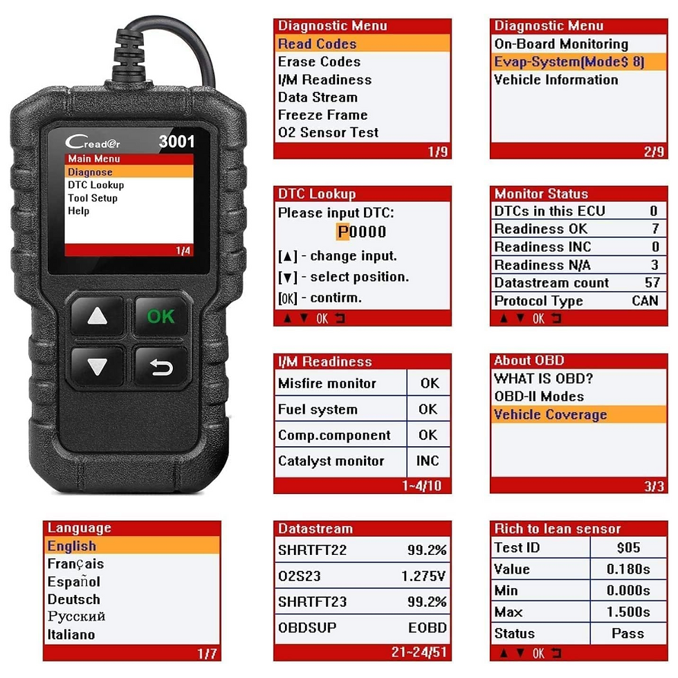 Thumbnail: Launch Creader 3001OBD2 Scanner