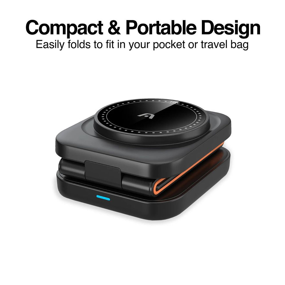 Thumbnail: ARGOM Wireless Fast Charger 3 in 1 Foldable Stand MAGNETIC S4