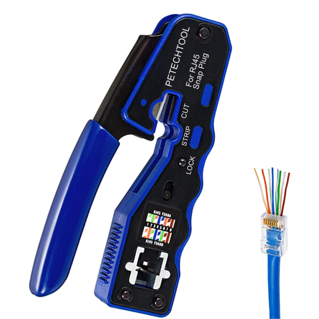 PETech Tool Passthrough RJ45 Crimper