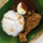 Nasi Lemak Rendang Ayam