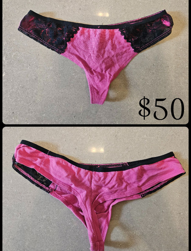 Pretty pink thong