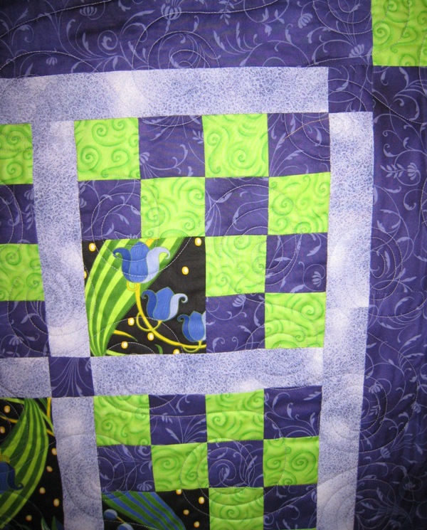 Purple Quilt - detail