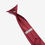 Миниатюра: Галстук на клипсе бордовый в клетку