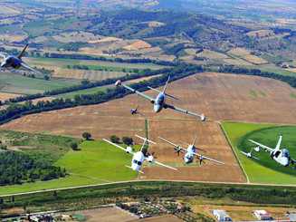 M-346, MB-339, AMX Ghibli, C-27J Spartan, P-180 Avanti, Tornado.