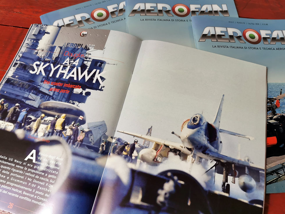 Miniatura: Aerofan Magazine 10 - anteprima articolo A-4 Skyhawk