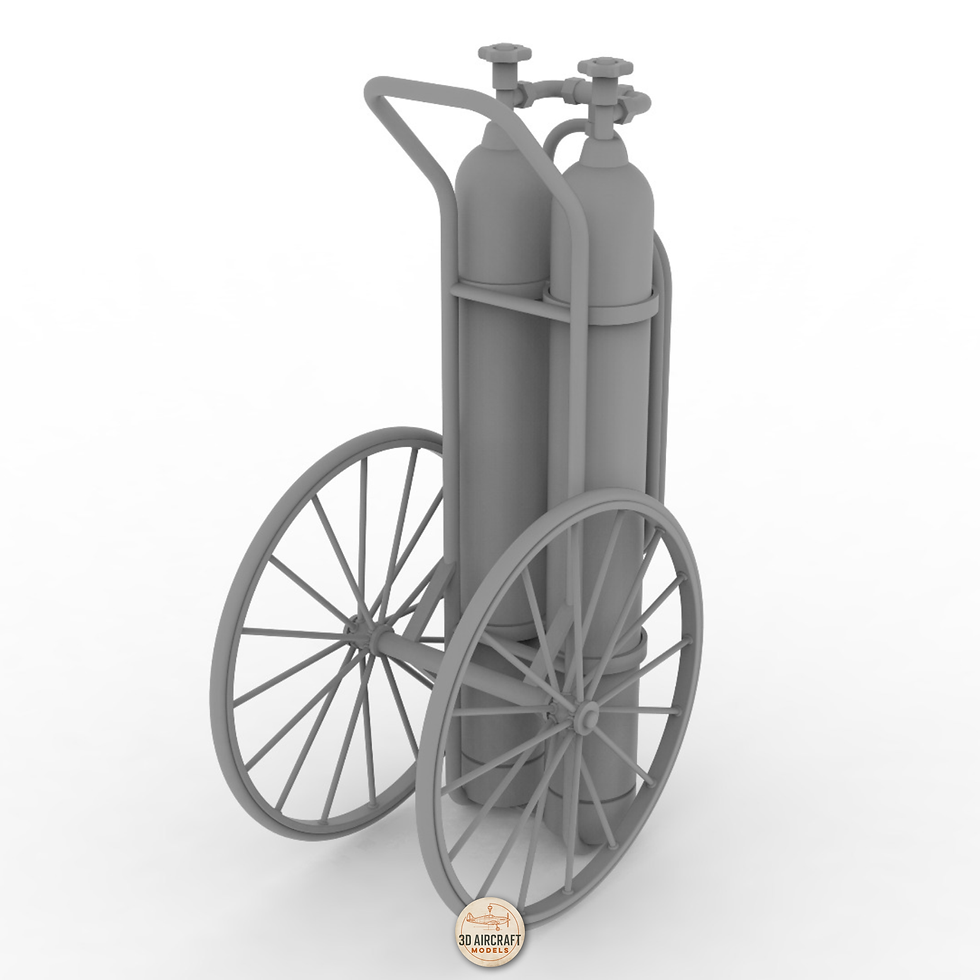 Regia Aeronautica fire estinguisher produced by 3D Aircraft Models