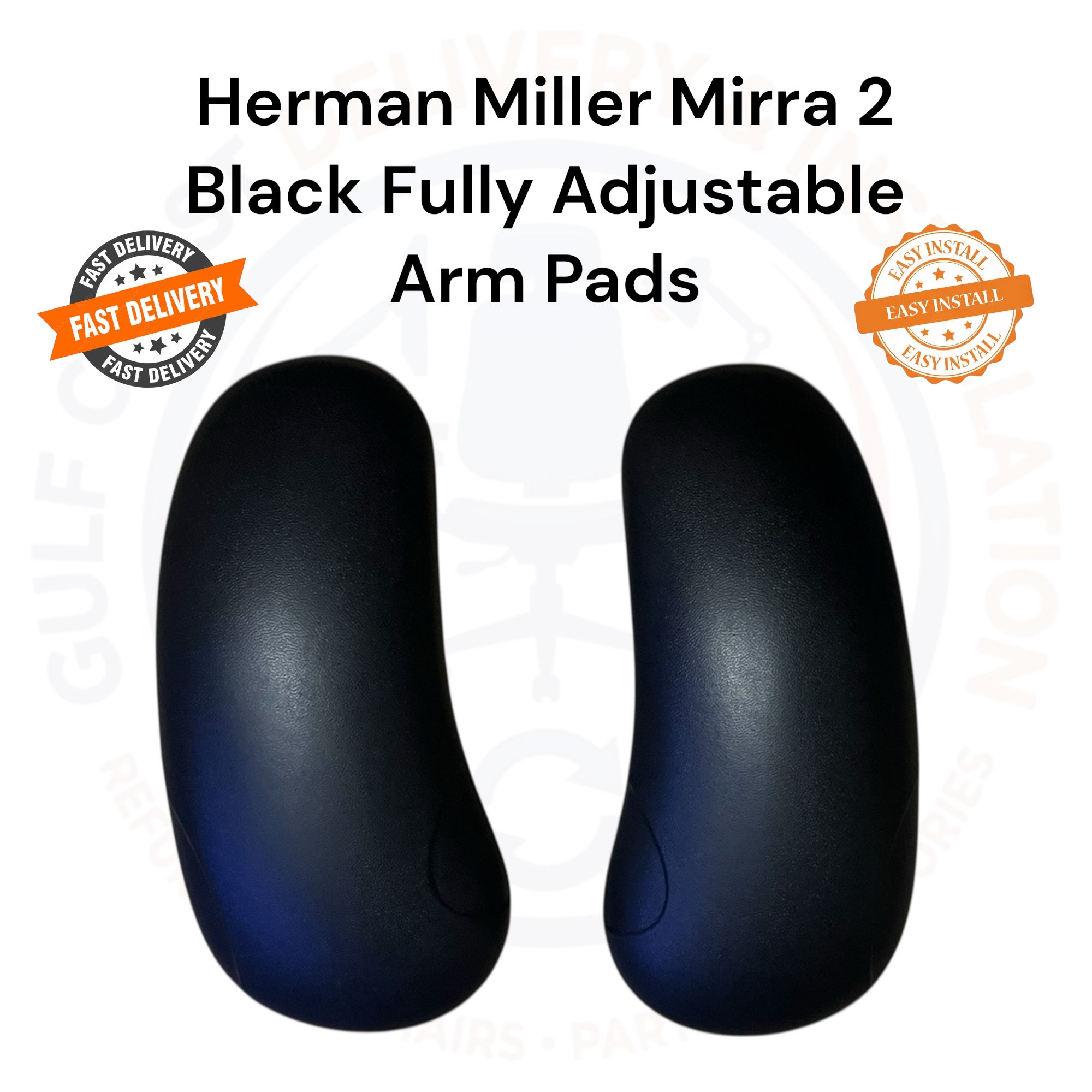 Herman Miller Mirra 2 Black Arm Pads