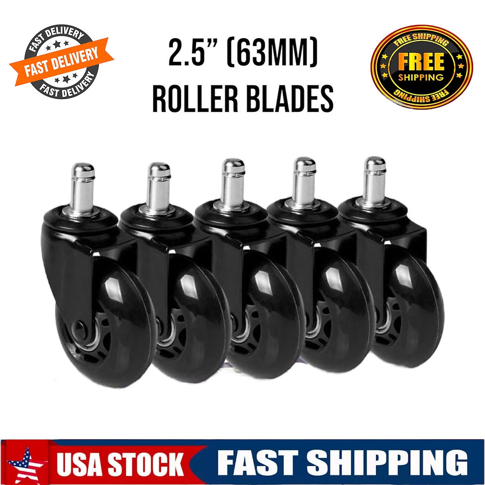 🔥2.5” Rollerblade Casters💥Hardwood & Carpet💥Please Read Description 🔥