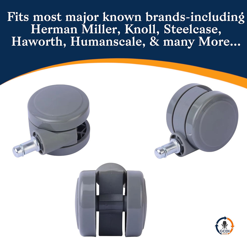 Thumbnail: Universal Hardwood 2.5" Gray Casters