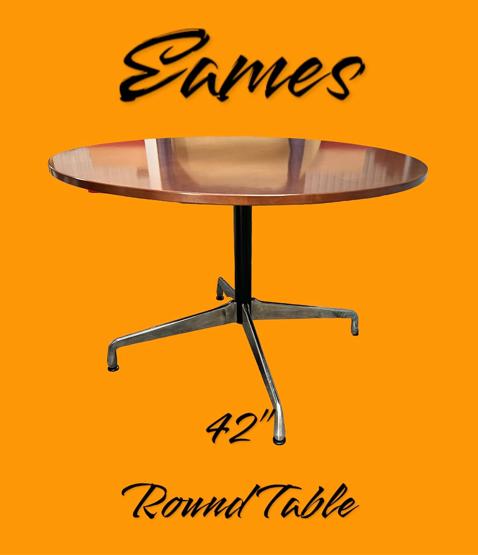 Eames 42” Walnut Round Table