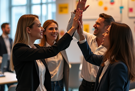 an_enthusiastic_group_of_hr_professionals_celebrating_the_successful_launch_of_a_new_train
