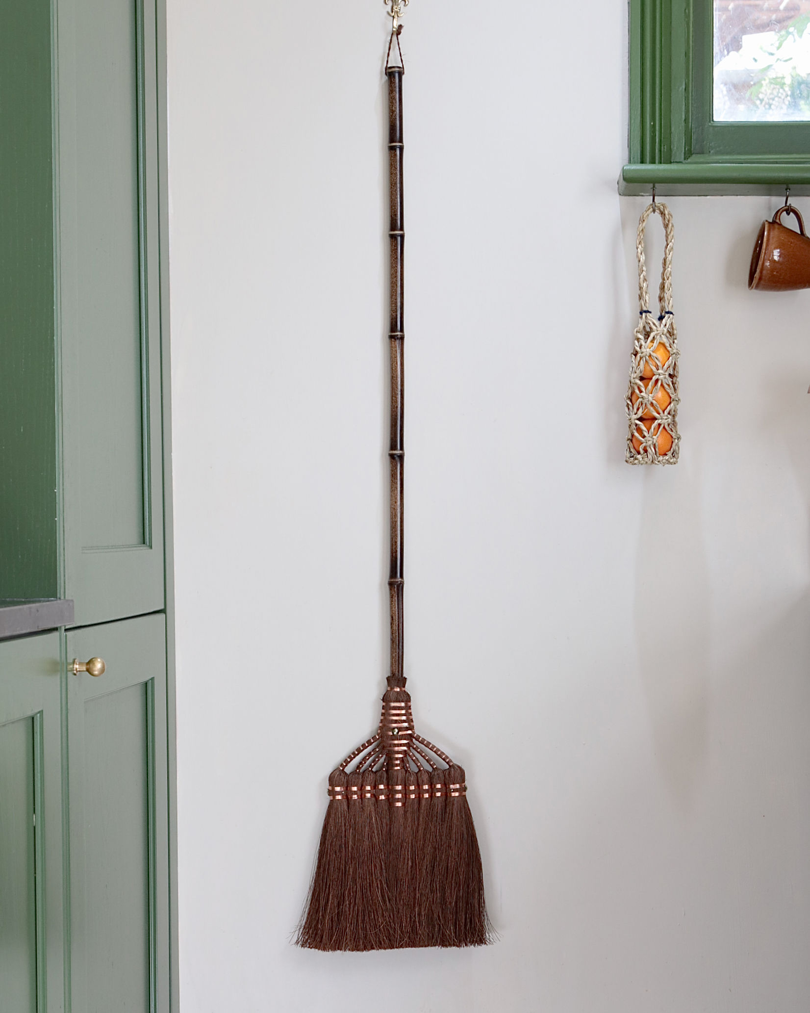 Straight Bristle Japanese Palm Broom 125cm