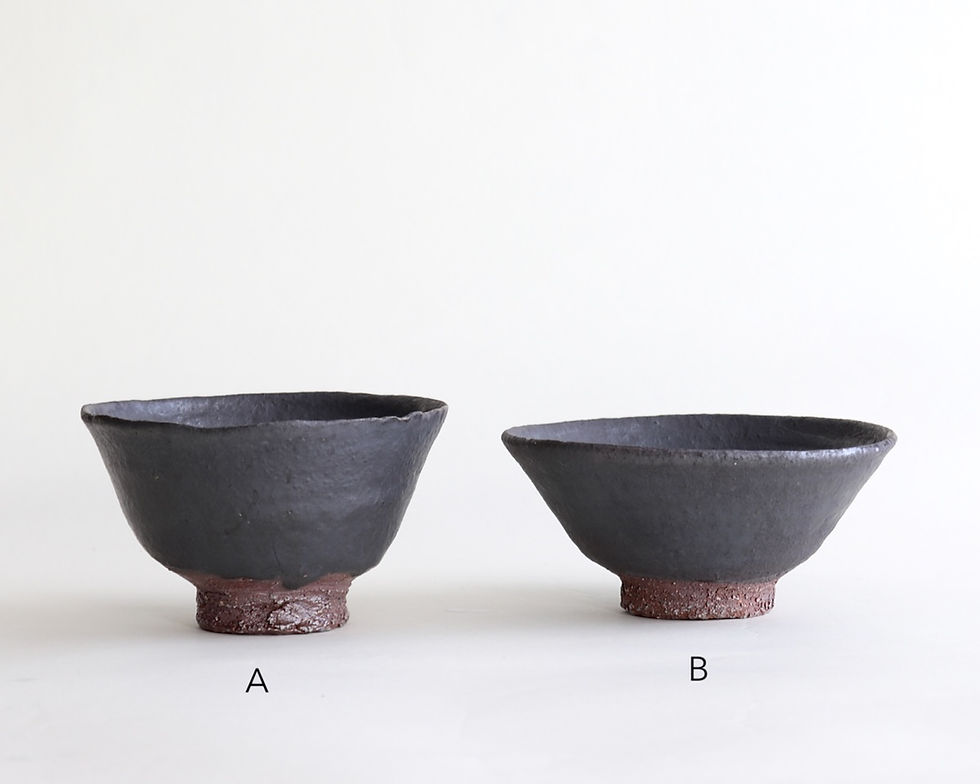 サムネイル： Black Slip Bowl - Haga Ryuichi