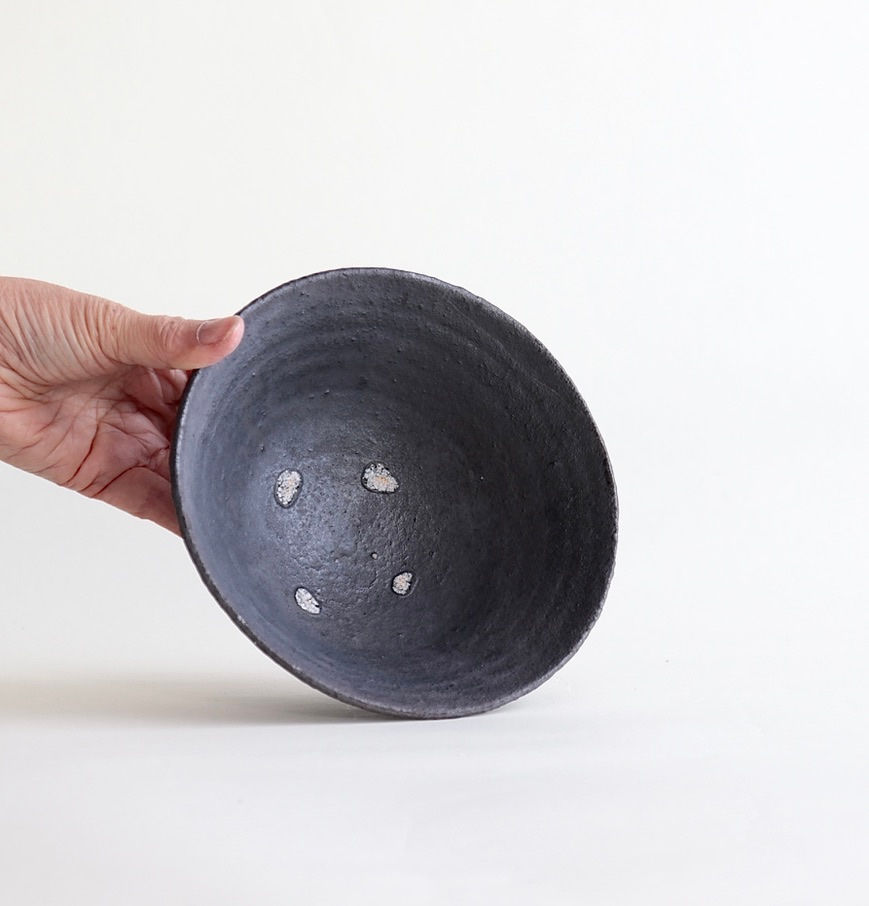 サムネイル： Black Slip Bowl - Haga Ryuichi