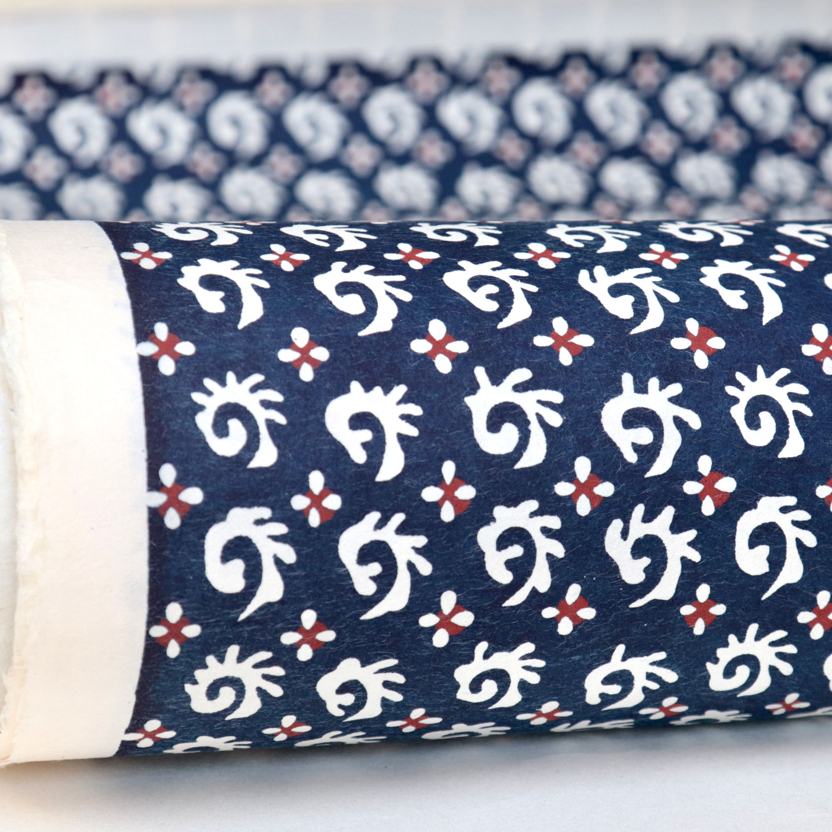 Katazome Gift Wrapping Paper Navies