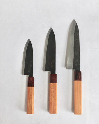 Japanese Carbon Steel Knife - Umeki Shoji | two persimmons