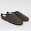 Thumbnail: Linen Cotton Slippers - Khaki