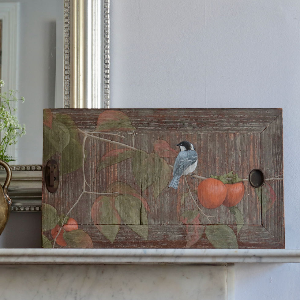 Thumbnail: Coal Tit /Birds In Drawers by Yukawa Atsuko