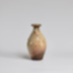 Thumbnail: White Slip Sake Bottle by Haga Ryuichi