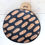 サムネイル： dark brown ebonized wooden plate with whittling mark