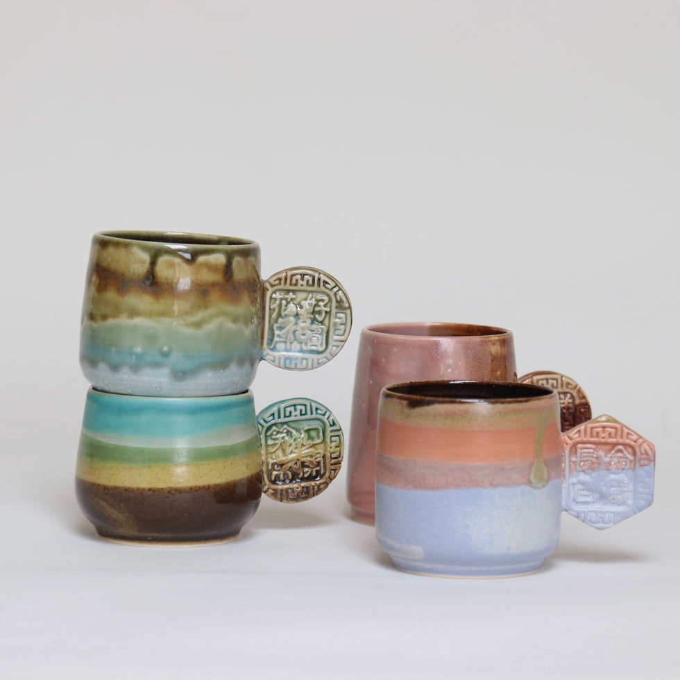 Thumbnail: Chinese Laughter Mug - Takemura Yoshinori