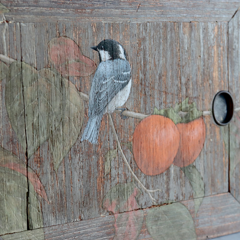 Thumbnail: Coal Tit /Birds In Drawers by Yukawa Atsuko
