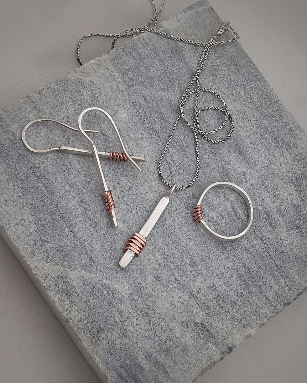 Thumbnail: Silver Heron Pendant Modeled from Iran Earthenware Bowl Kopyası