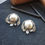 Thumbnail: Roman Mosaic Pomagranate Earrings Sterling Silver