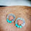 Thumbnail: Turquoise Earring Nestled in Sterling Silver