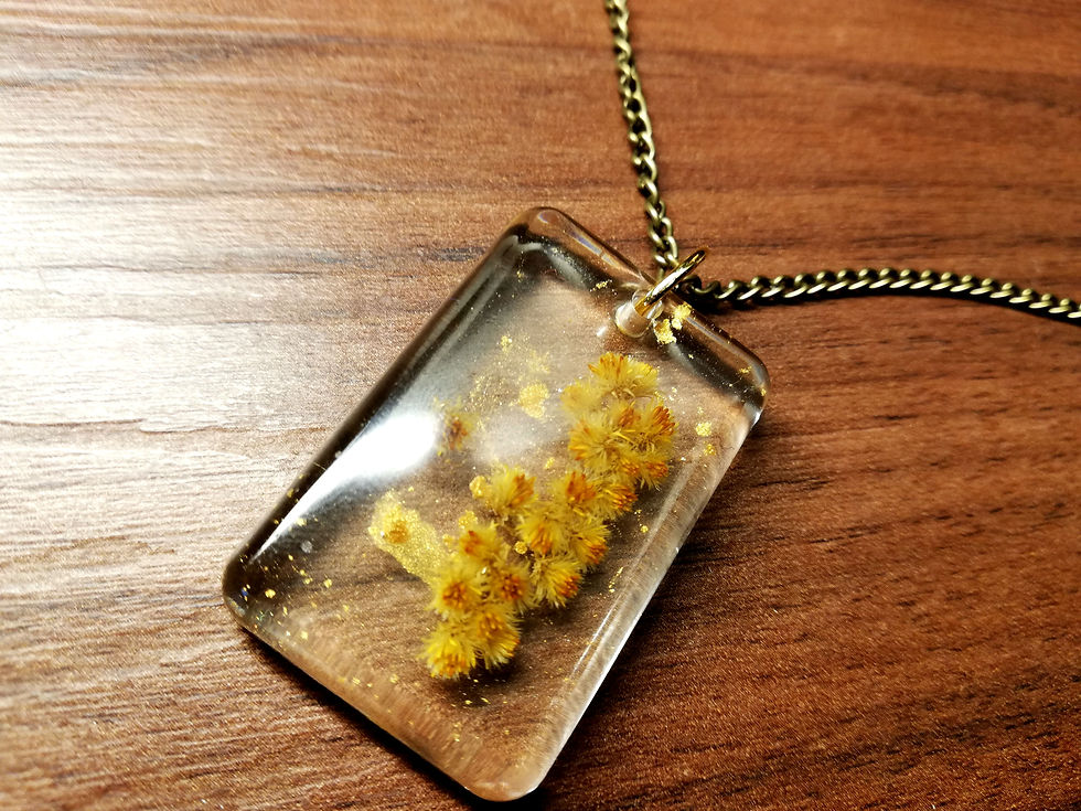 Seelenhalskette "Goldrute"