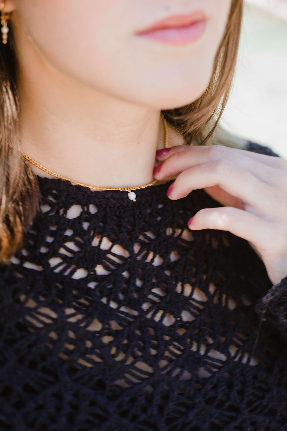 Miniaturbild: Süßwasserperlen - Ohrringe