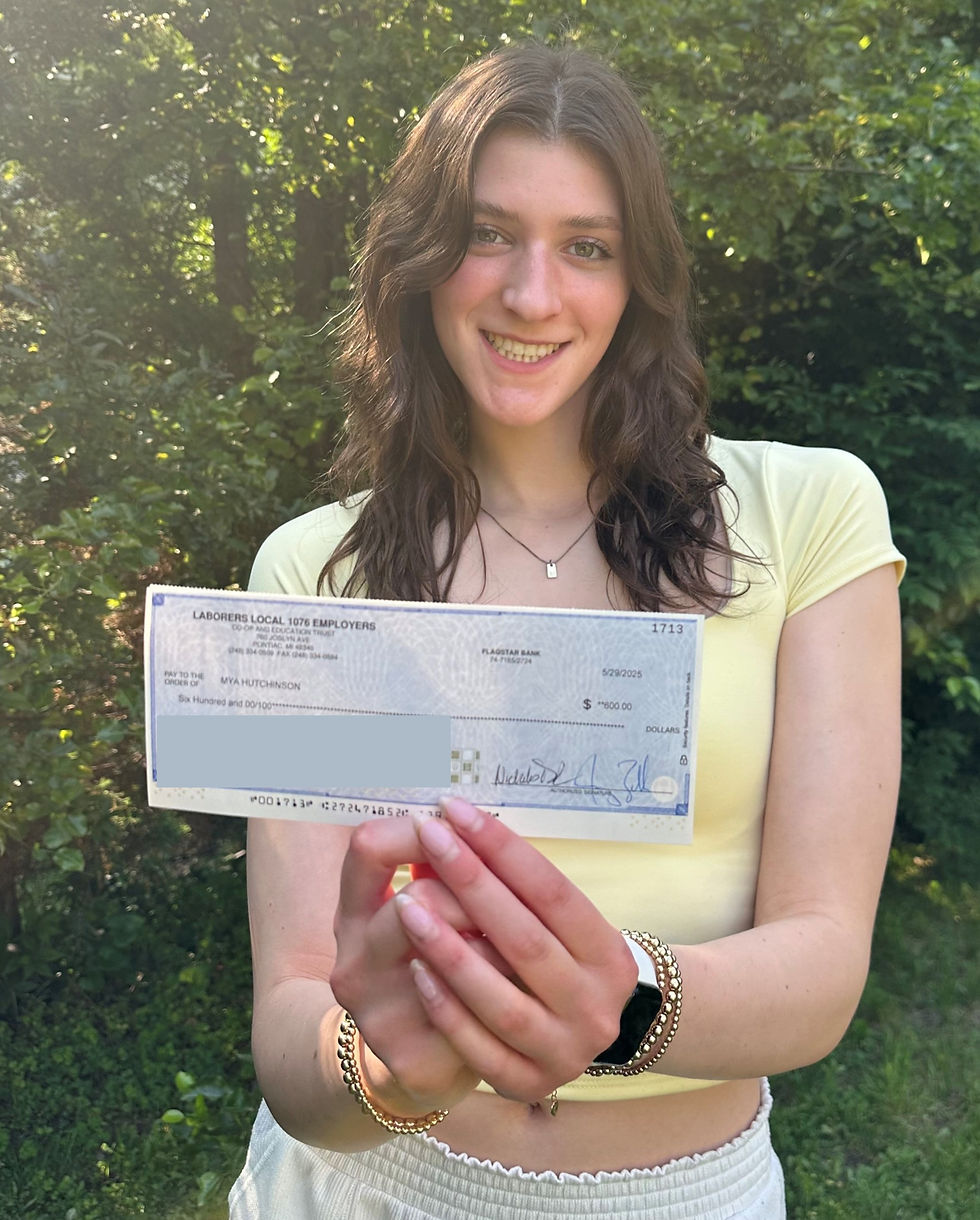 2025 Scholarship Winner