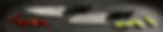Culilux KOBE Serie Kochmesser und Santoku mit Gemüse