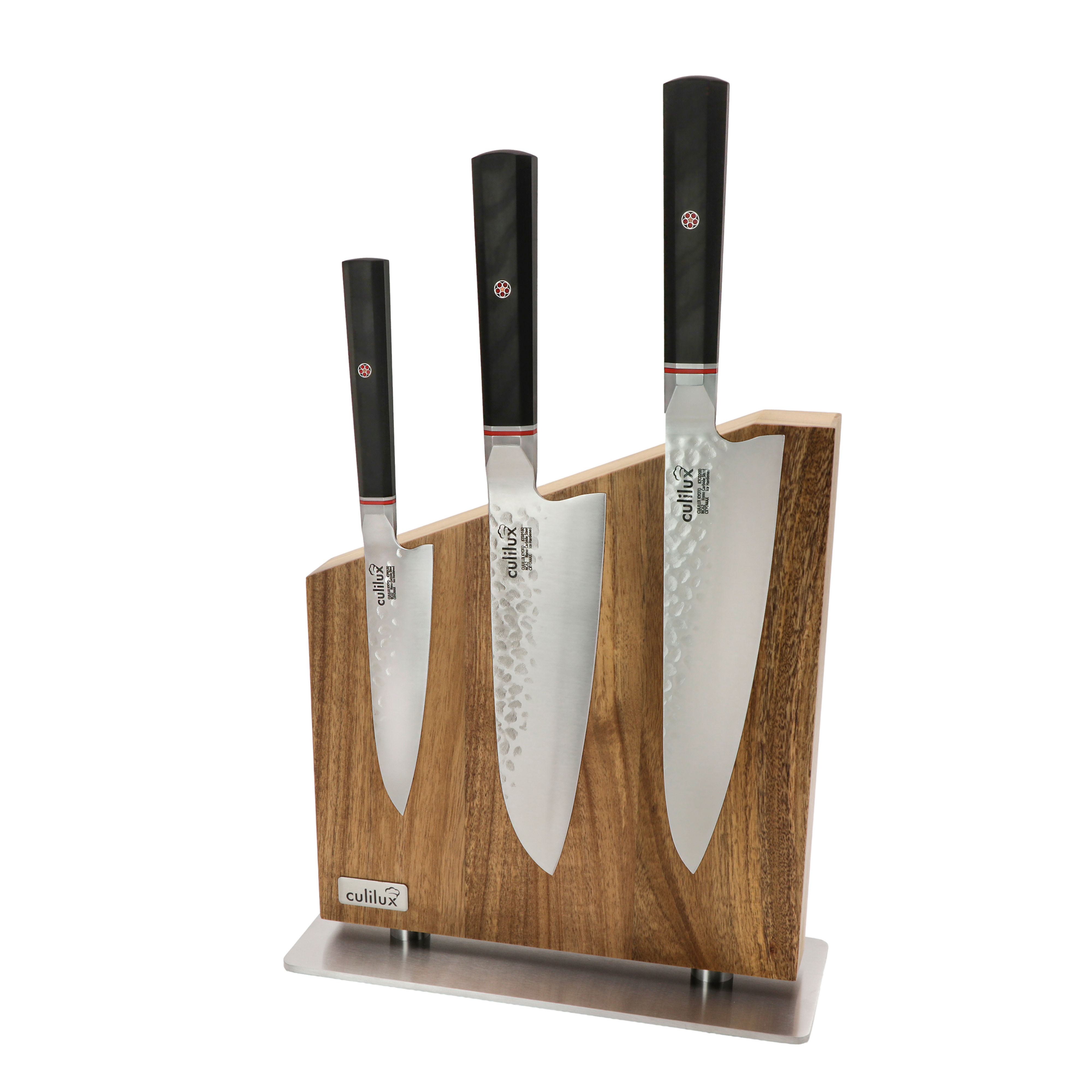 KYOTO Coffret bloc à couteaux acacia (L) / 4 pièces