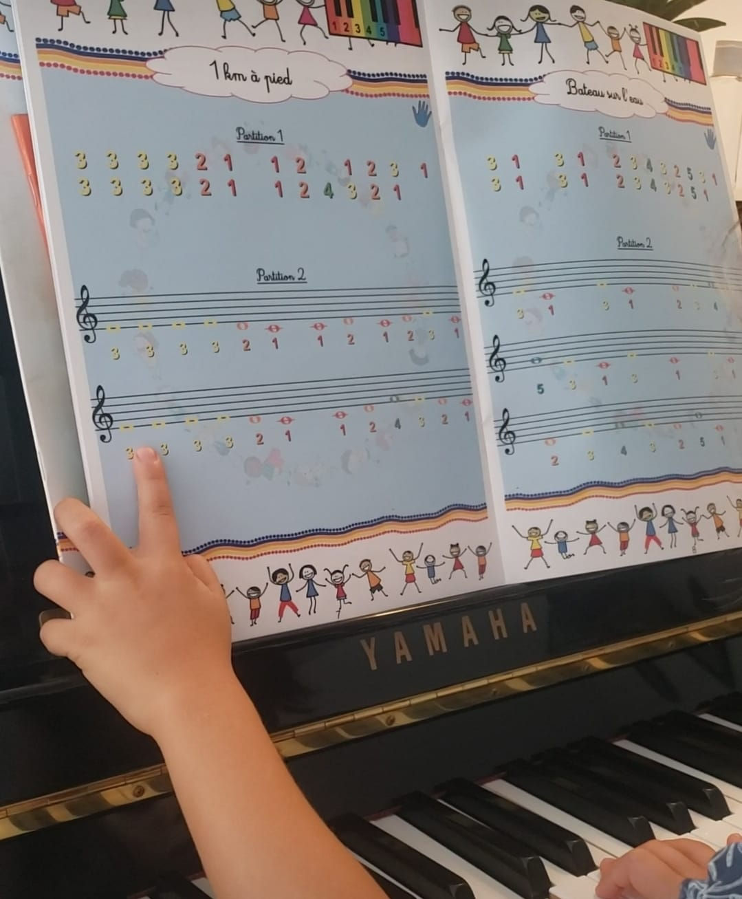 Kit d'apprentissage du piano 3-5 ans
