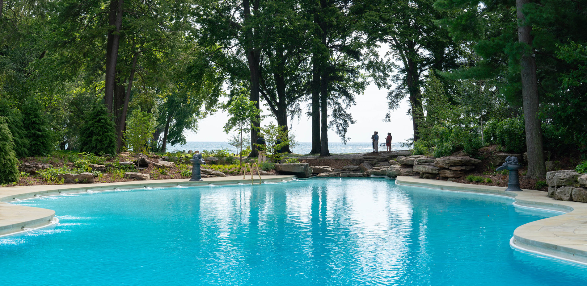 Edsel & Eleanor Ford House Pool, Lagoon, and Landscape Restoration