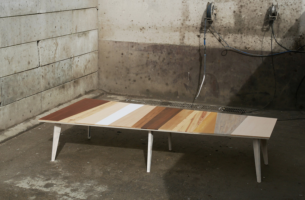 Table bois Upcyclé Airbus - Atelier Extramuros
