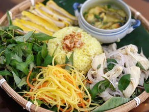 Cơm gà chay dịp tháng 7 âm lịch