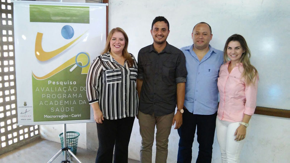 Eglidia Vidal, Everaldo Garcia, Germane Pinto e Dayanne Lucetti.