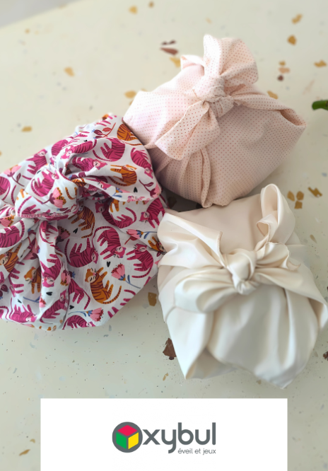 Collaboration à impact positif de Madame furoshiki avec Oxybul