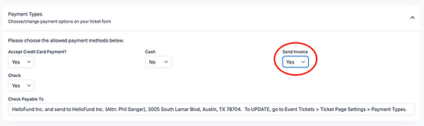 SendInvoice