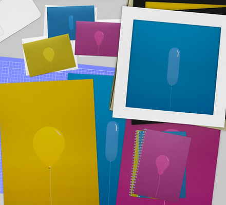 Cards - Prints - Gifts - Balloon Collection - Ben Roach - Creative Graphic Art