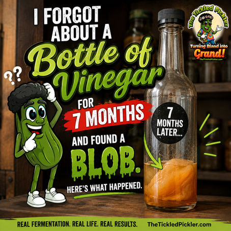 I Forgot About a Bottle of Vinegar for 7 Months and Found a Blob. Here's What Happened.