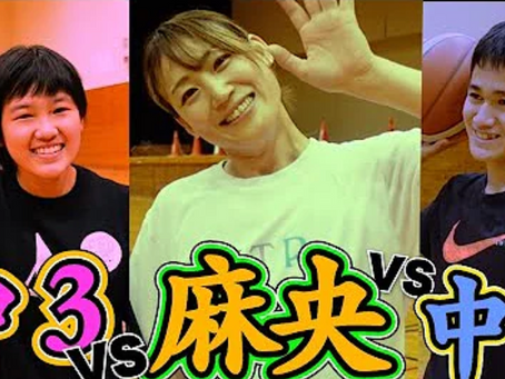 岡田麻央さんと日南市中学生が1on1🔥