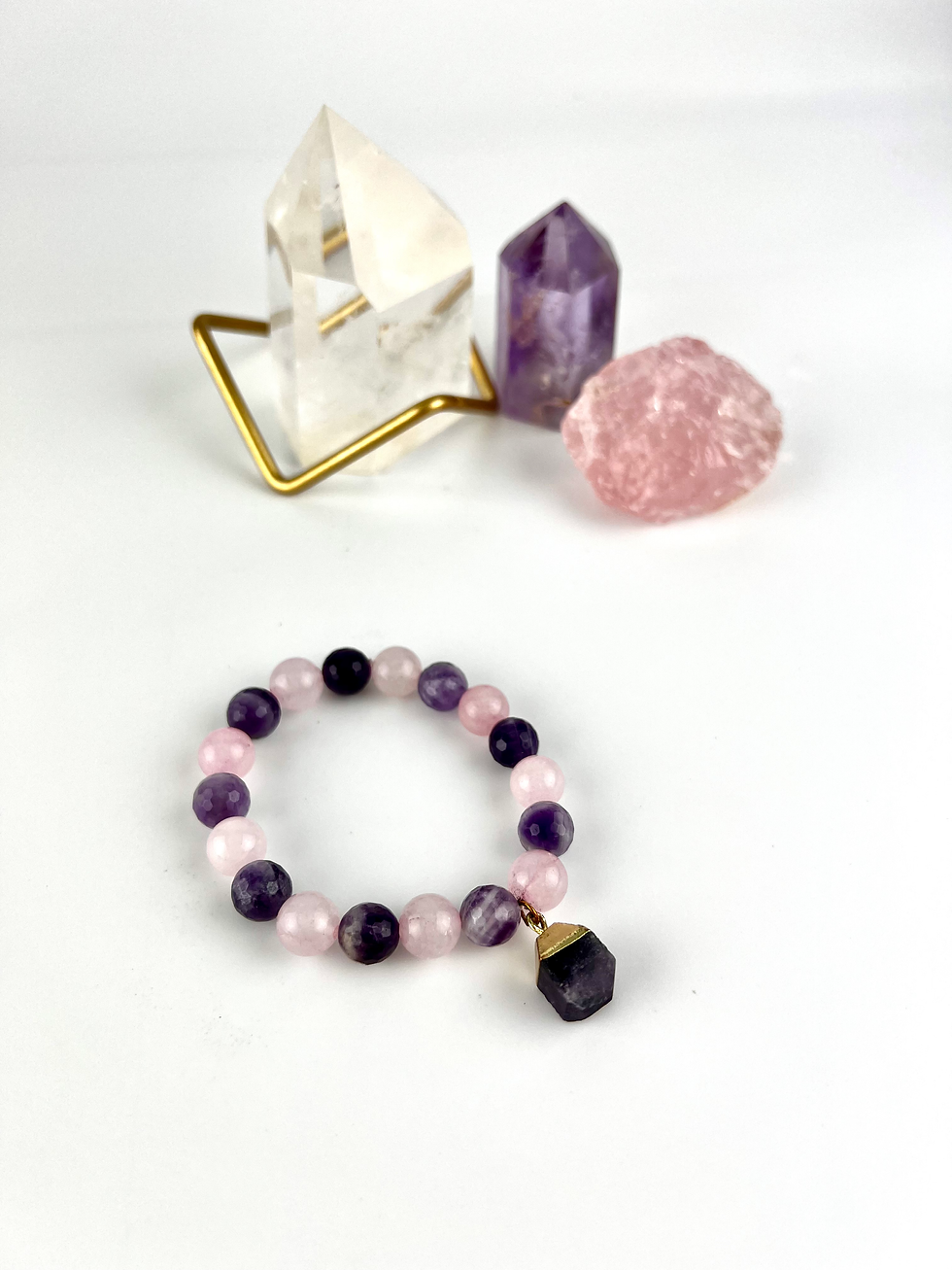 Pure Love & Self care beaded Bracelet