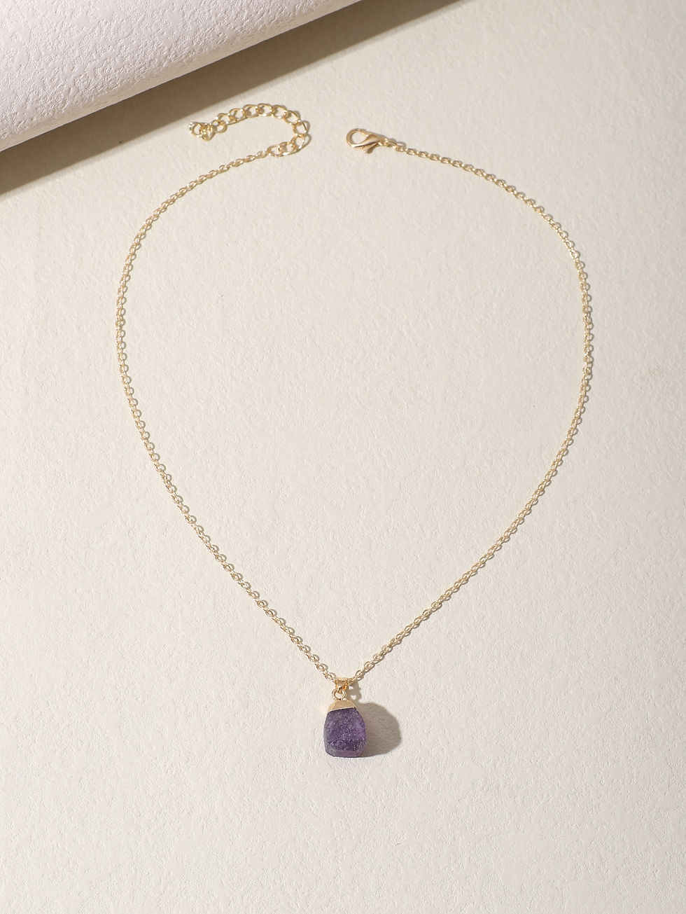 Thumbnail: Natural Rose Quartz and Amethyst Necklaces