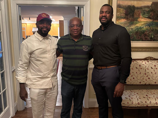Hon. Ikenna Nicholas Ukwa Meets Senator Orji Uzor Kalu in the United States: A Powerful Alliance for Abia North’s Future~By The GrandMaster